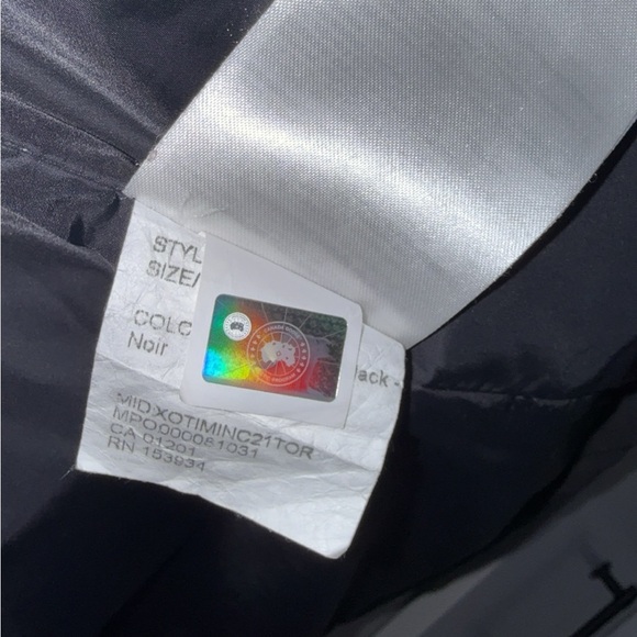 Canada Goose Womens Large Elmvale Parka in Black- Authentic - Picture 4 of 16